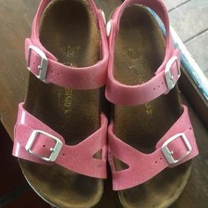 Pink glitter Kids Birkenstocks